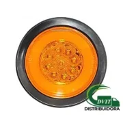 FOCO TRASERO 4 PULG AMBAR LED BI-VOLTS TIPO HALO