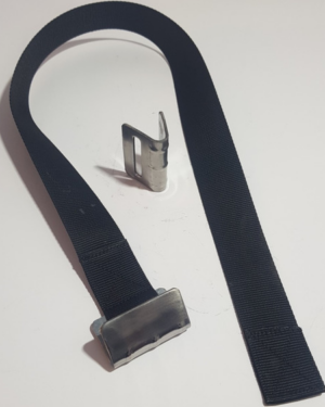 CORREA DE 2 PULGADA CON GANCHO DE ACERO INOXIDABLE