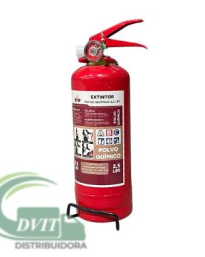 EXTINTOR DE POLVO QUÍMICO 2.5 LBS (CERTIFICADO)