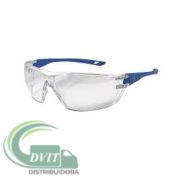 LENTES SEGURIDAD GRIS/AZUL TRANSP